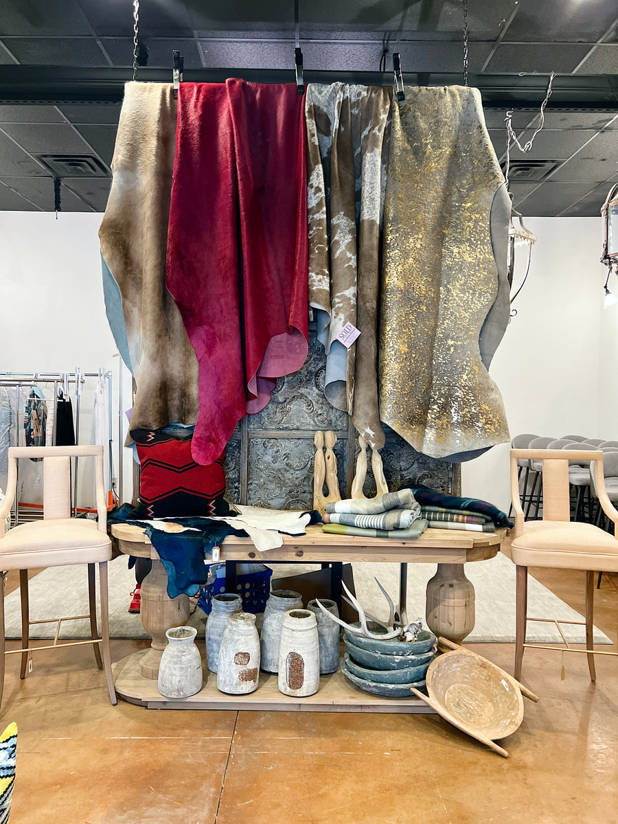 Hide Rug Dyed pink Sanctuarie