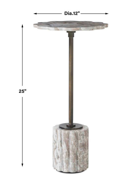 Scalloped Drink table