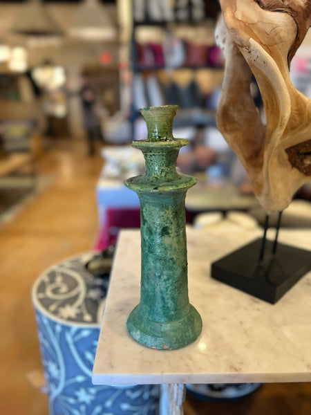Green Tamegroute Candlesticks Medium