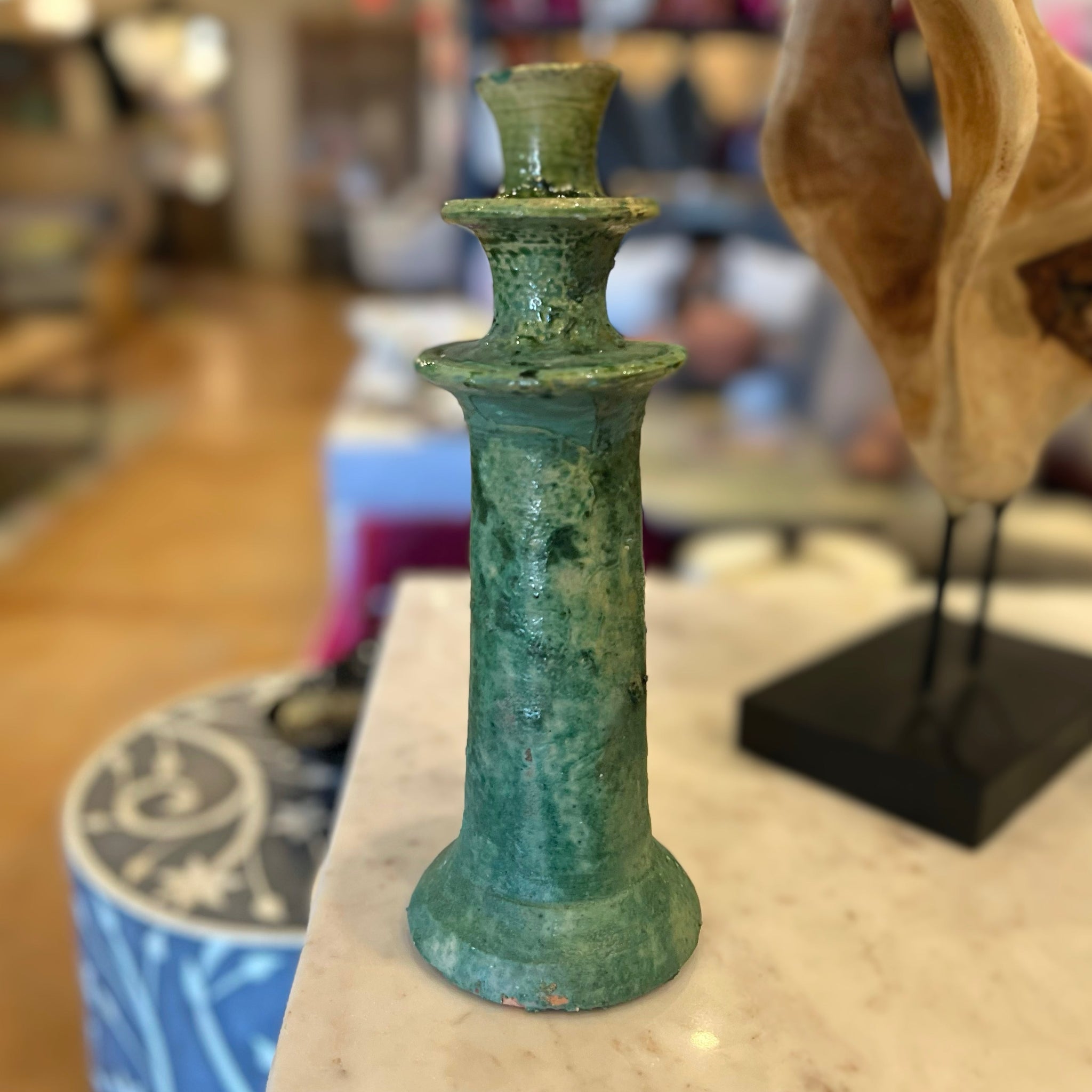 Green Tamegroute Candlesticks Medium