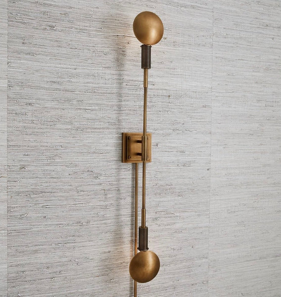 Backlit Sconce Brass