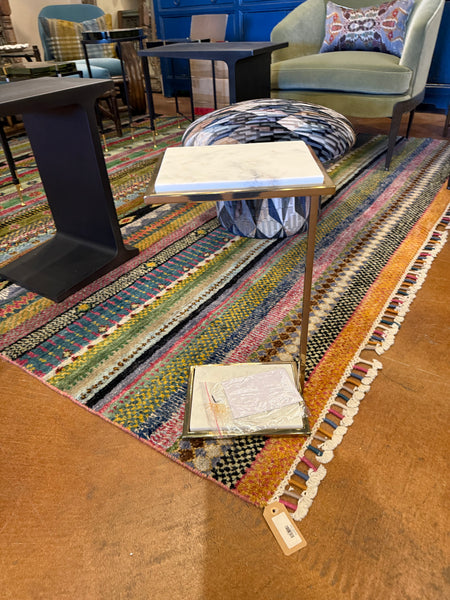 Small Brass Marble Table