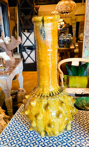 Tangiers Mustard Tamegroute Vase