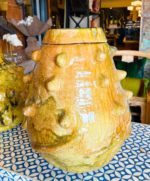 Mustard Tamegroute Vase