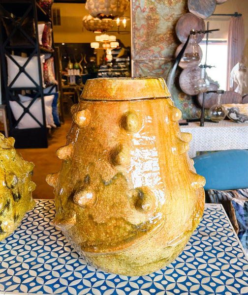 Mustard Tamegroute Vase