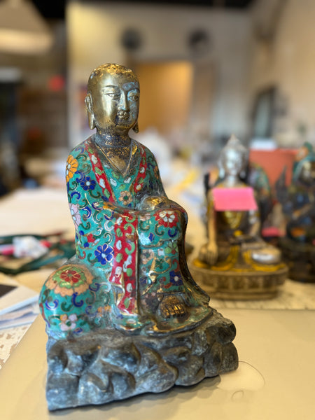Cloisonné Buddha