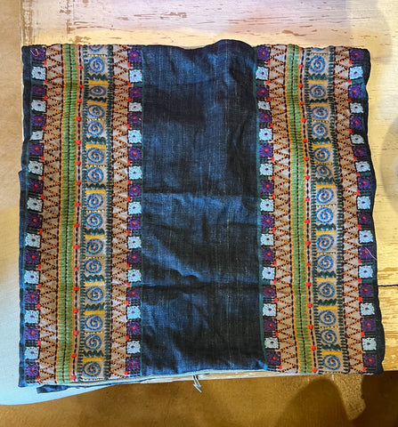 Designer Fabric Denim Pillow