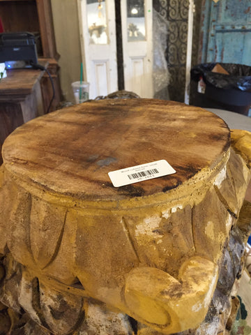 Wood column base-small