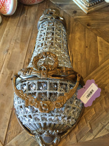 Small Crystal Wall Sconce-Pair