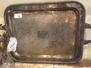 silver tray