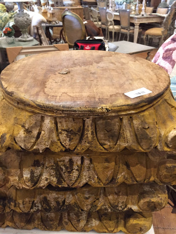 Wood column base-large