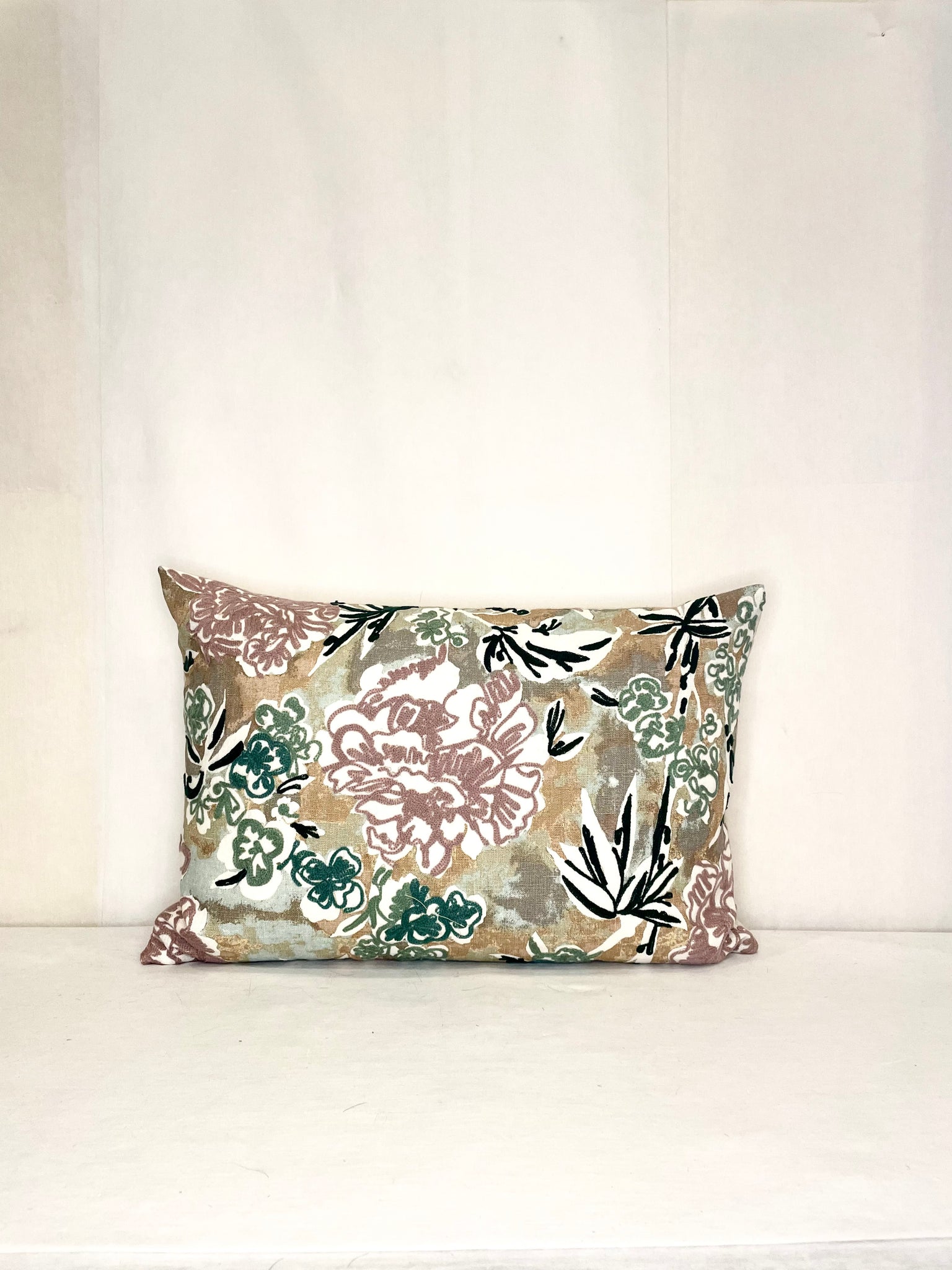 Abstract Flower Pillow 17 x 24