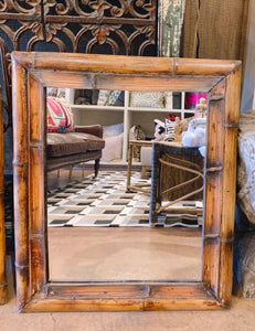Bamboo mirror- large