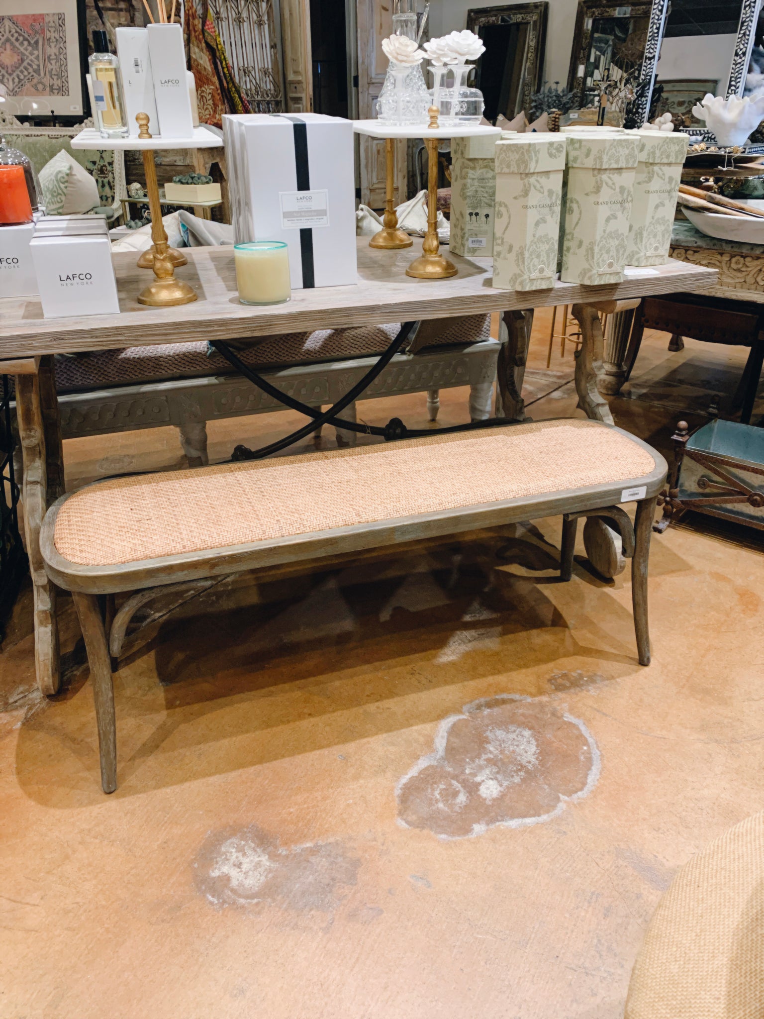 Bench-Bistro Rattan
