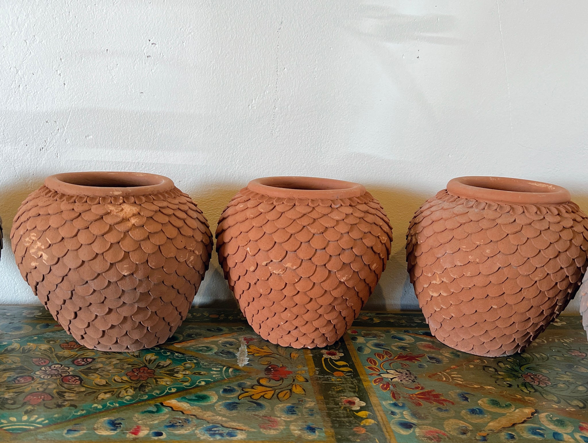 Terra Cotta Scale Pot