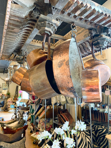 Copper Pots- Large with handles