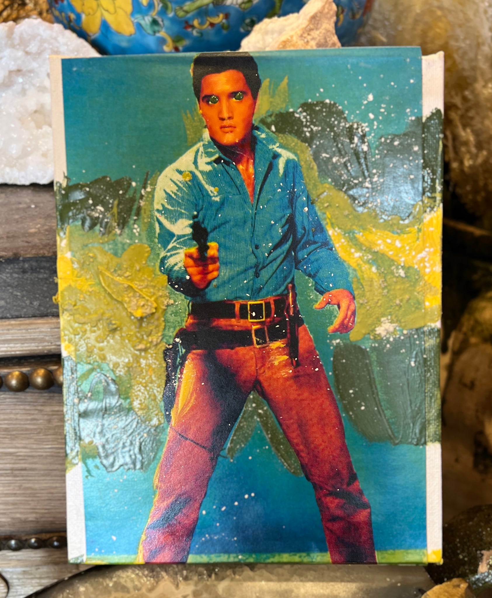 Elvis with a Gun