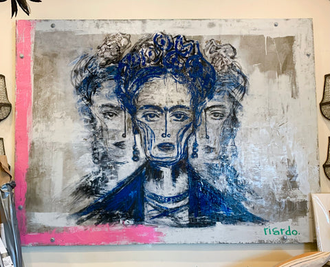 Frida Kahlo 8'x6' original art