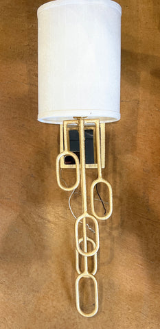 Gold Ring Wall Sconce