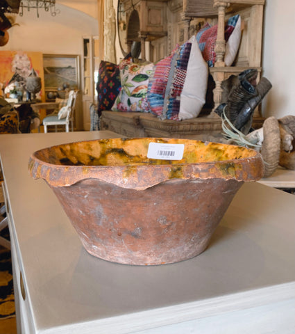 Gold Pottery Bowl
