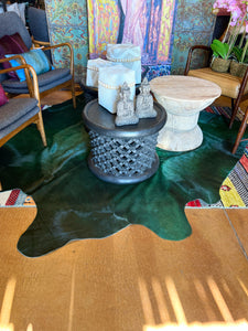 Green Over-dyed Hide