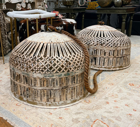 Iron Coop Bird Cage Chandelier