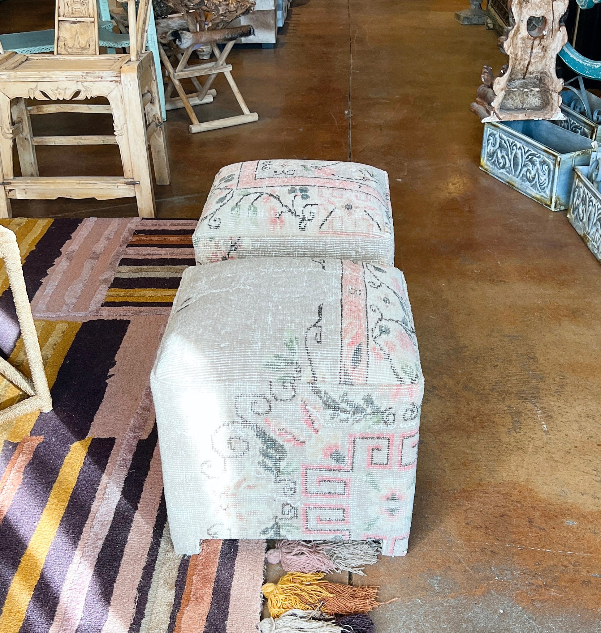 Turkish Rug Stool