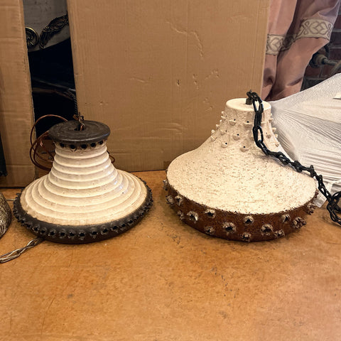 White Danish Chandelier