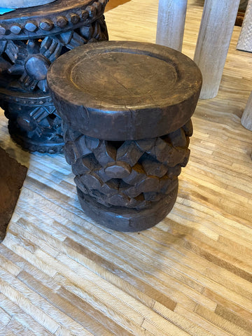 Round African Stool Medium