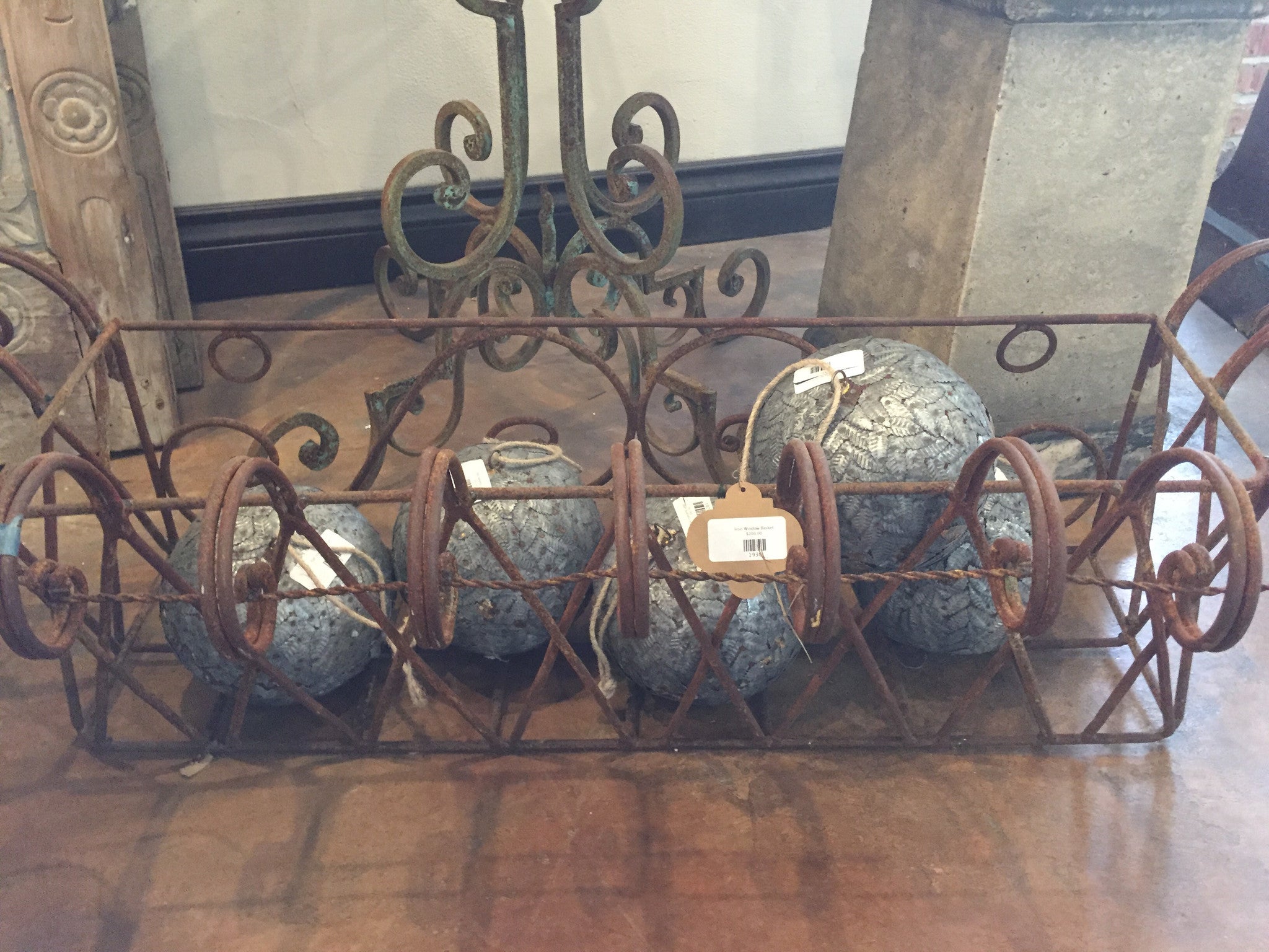 Iron Window Basket