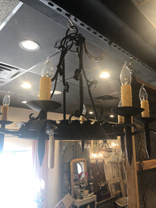 Iron Chandelier Round