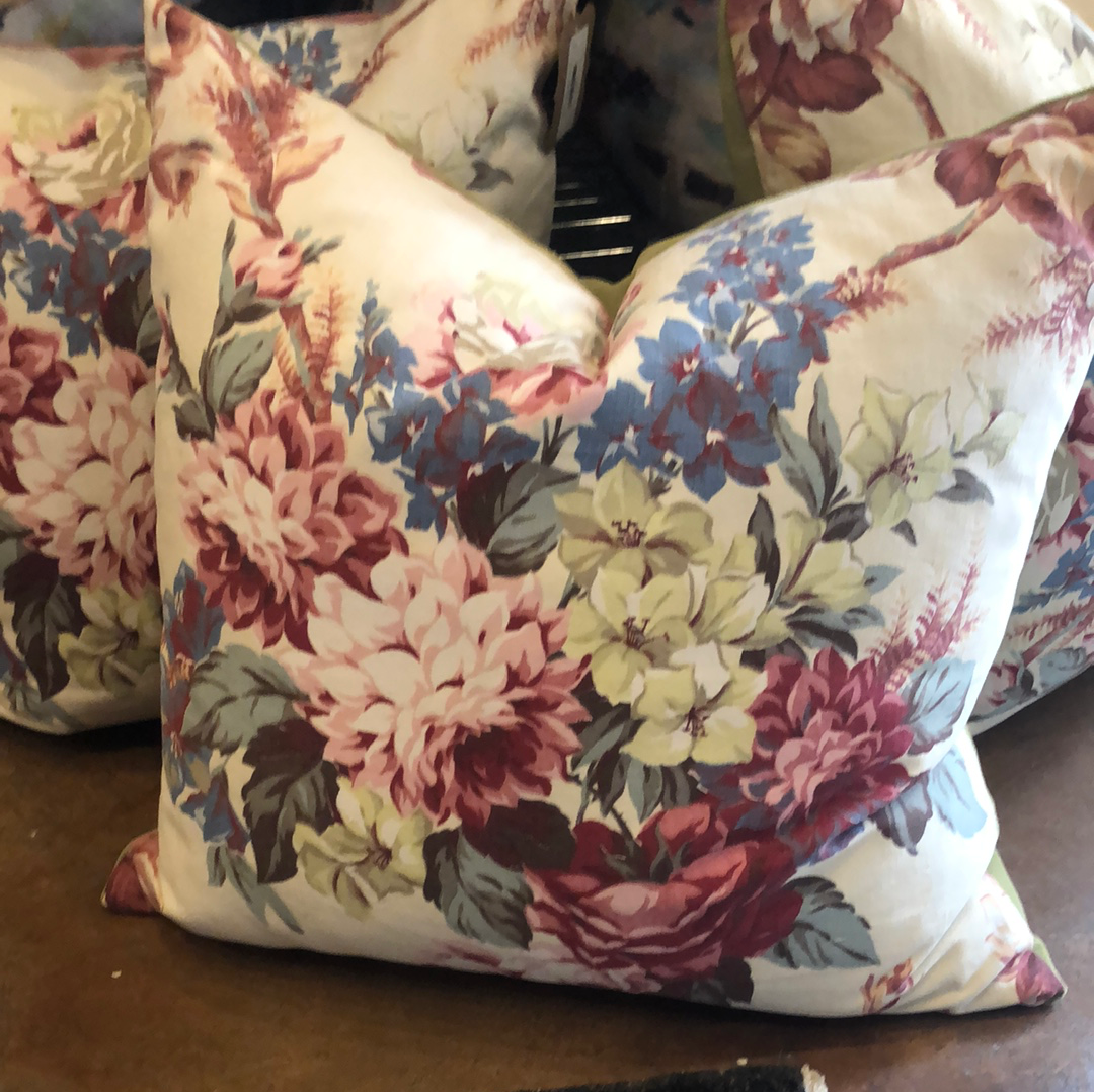 Designer Fabric Pillow - 20 x 20
