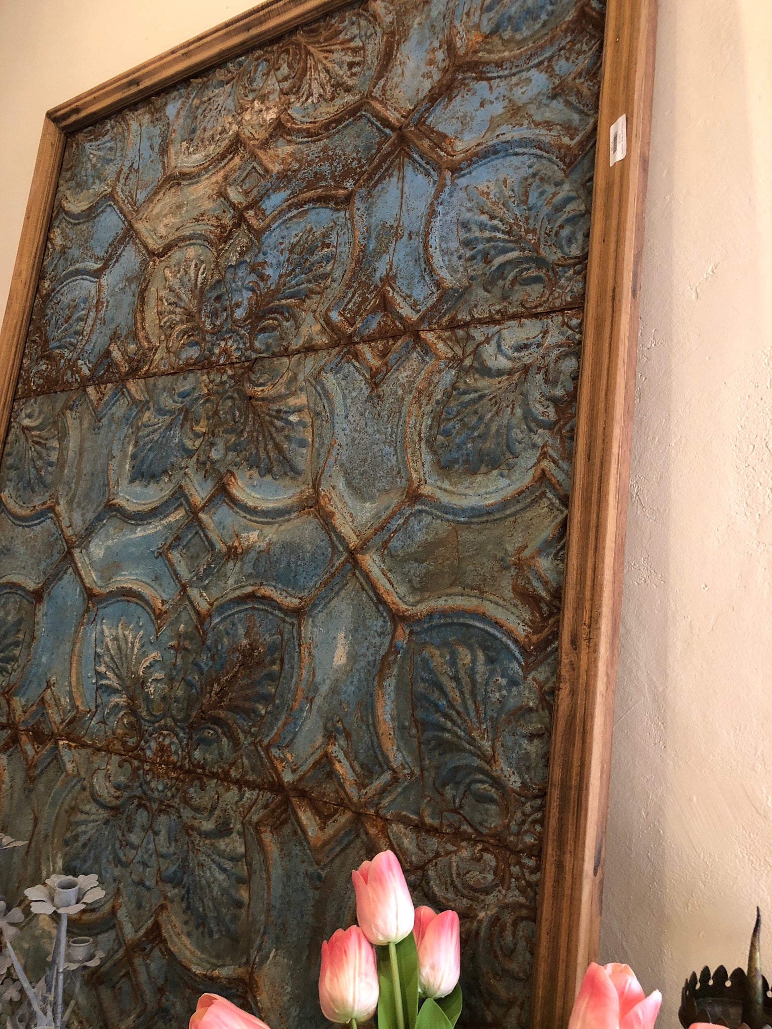 Ceiling panel-Metal- turquoise