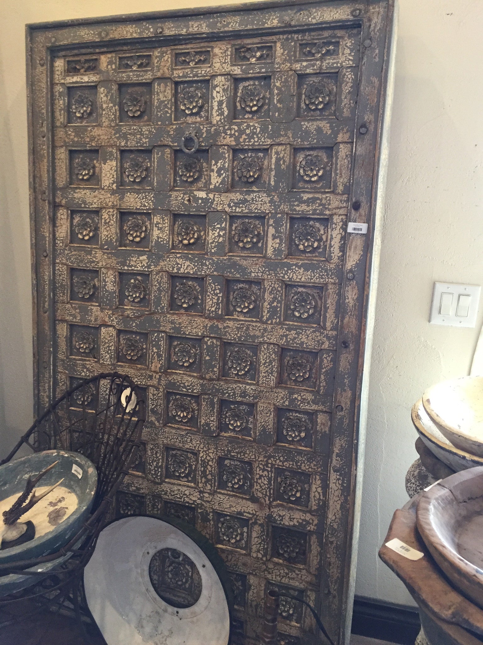 Carved Wood Panel