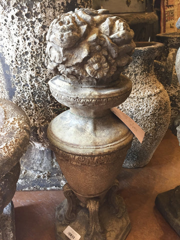 Concrete Rose Finial