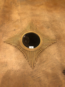 Starburst Mirror-Brown