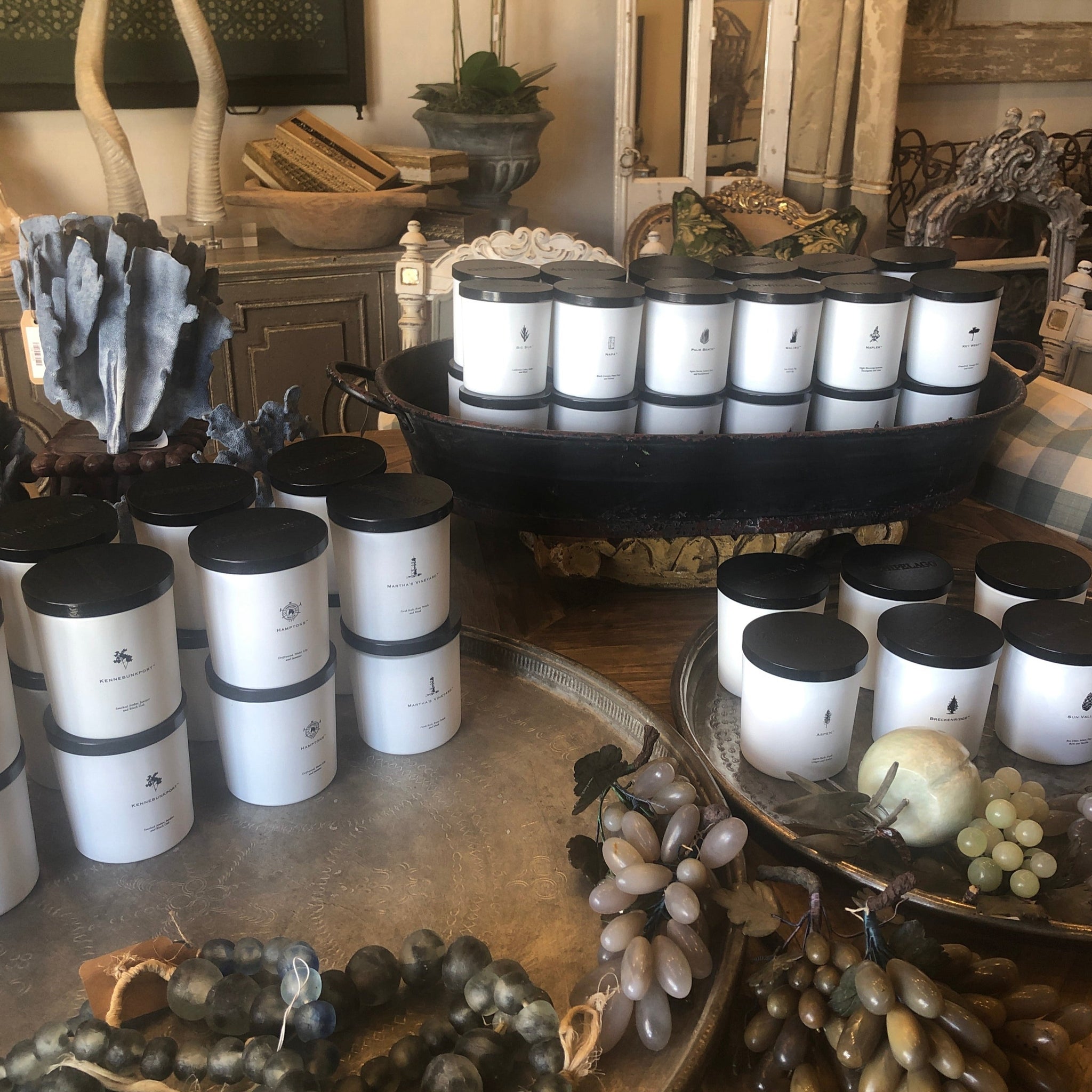 Archipelago candles of all different flavors. 