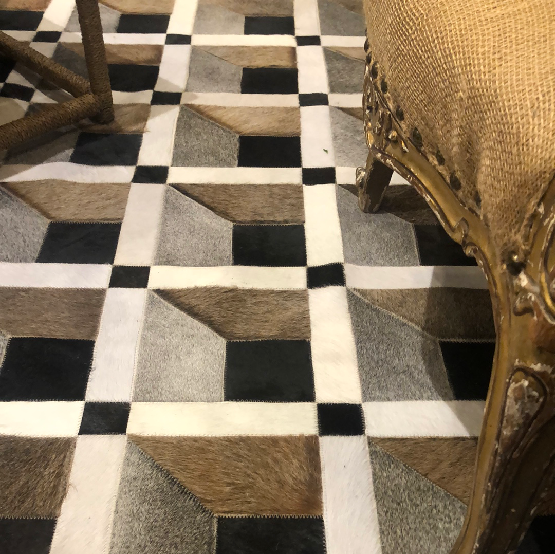 Hide Rug- Multi