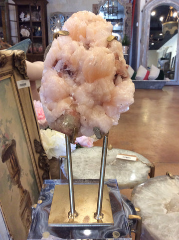 Mineral on lucite