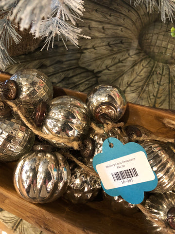 Mercury Glass Ornament