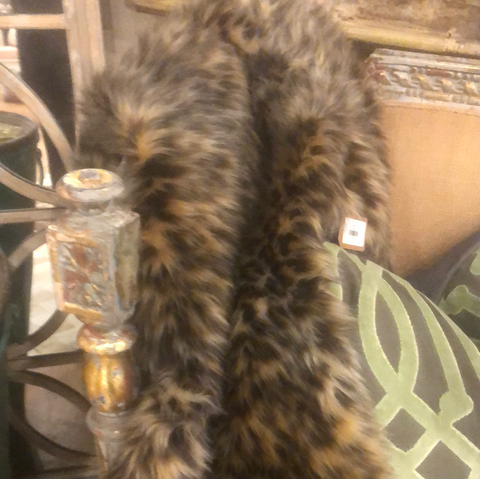 Fur throw