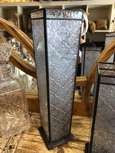 Etched vase