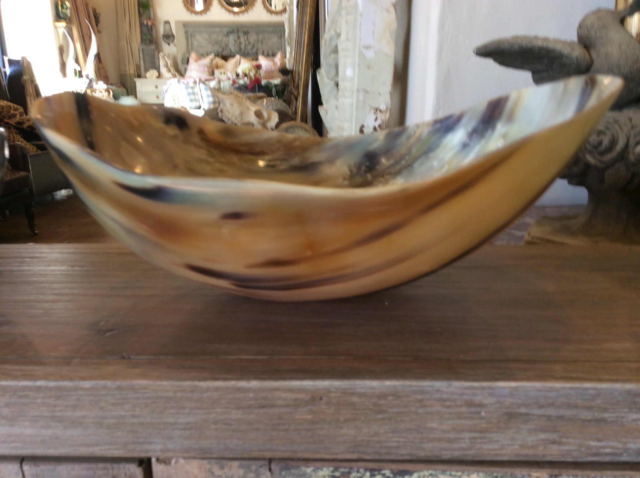 Cow Horn Bowl- med.