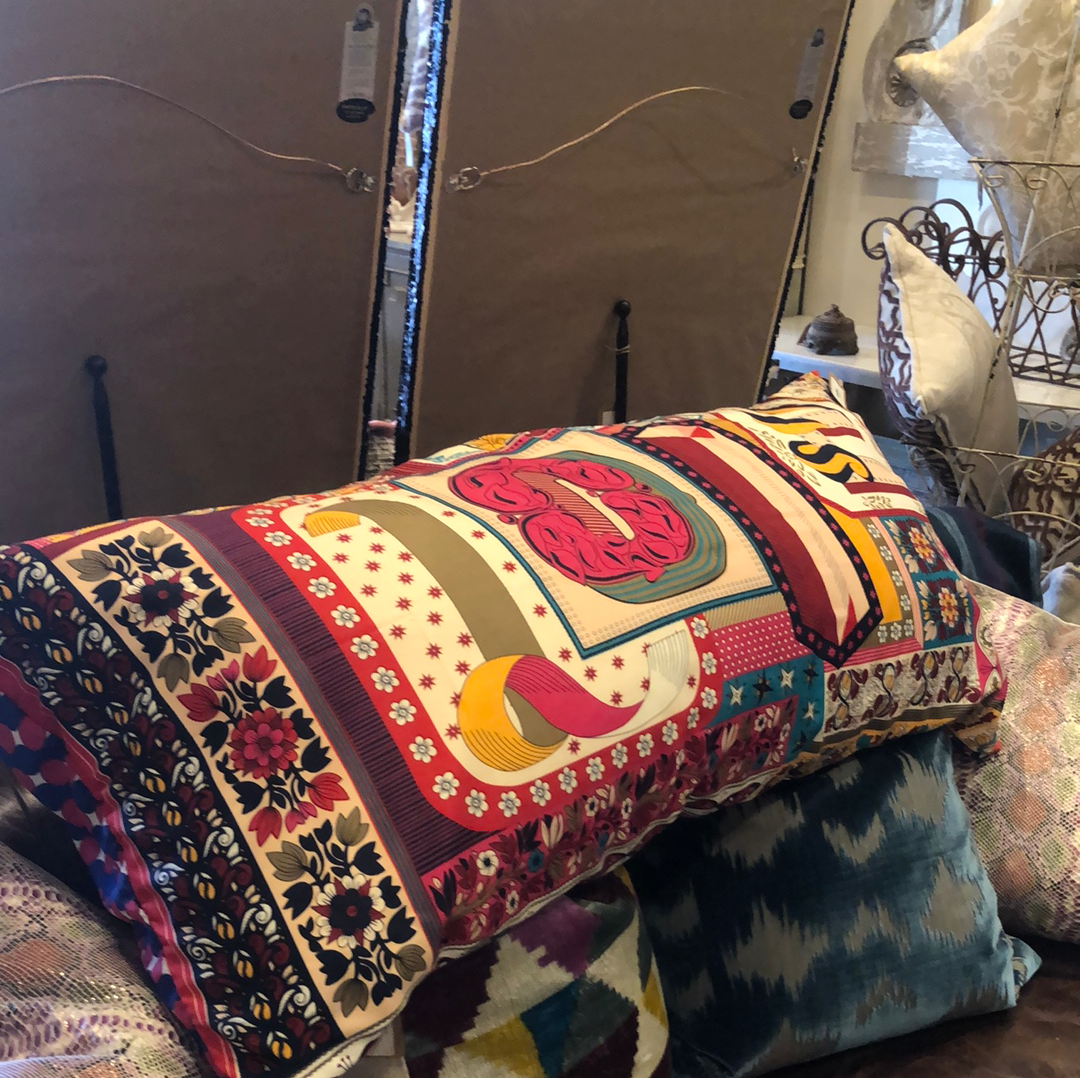 Custom Silk Pillow - 50 x 22