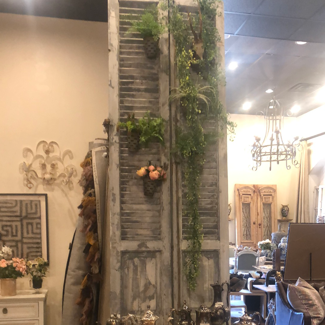 Antique Blue Shutters 29 x 83.75