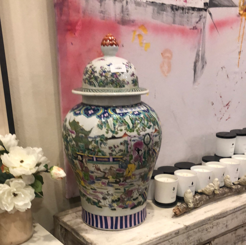 Temple Jar- Multicolor XL