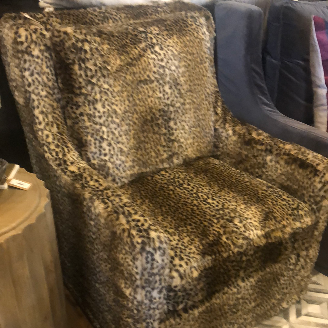Slipcover-Leopard Bret Chair