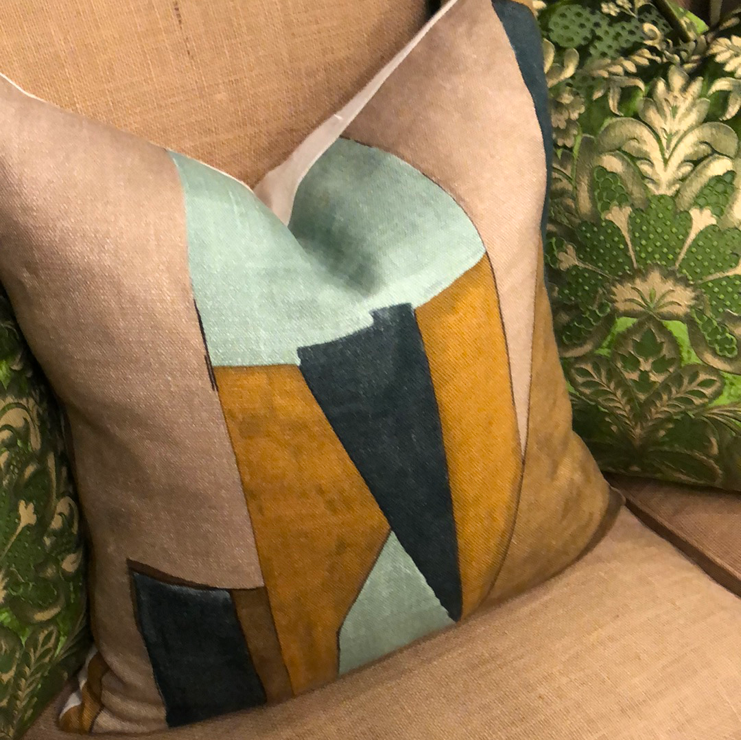 Wearstler Tobacco Pillow - 23x23
