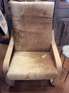 Blonde Leather Chairs